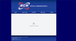 Desktop Screenshot of ecssleeve.com.br